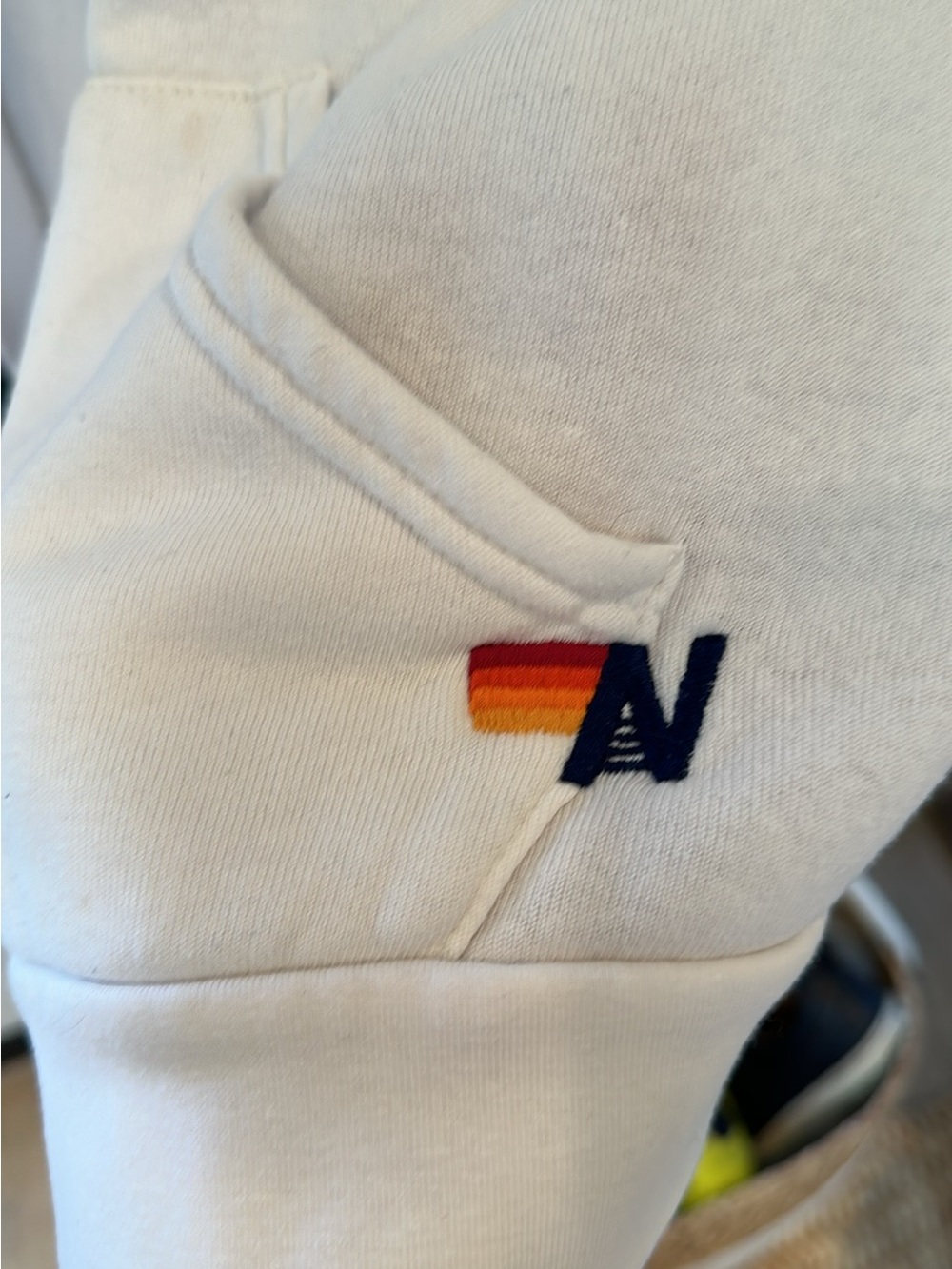 AVIATOR NATION 5 Stripe Full Zip Hoodie Swearshirt (Size XL) - Picture 5 of 8